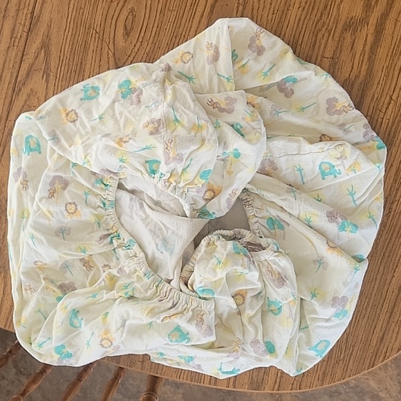 Flannel cotton crib fitted sheets(2) - Picture 2 of 3